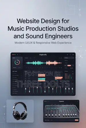 Website Design for Music Production Studios and Sound Engineers