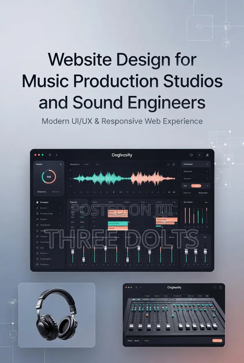 Website Design for Music Production Studios and Sound Engineers