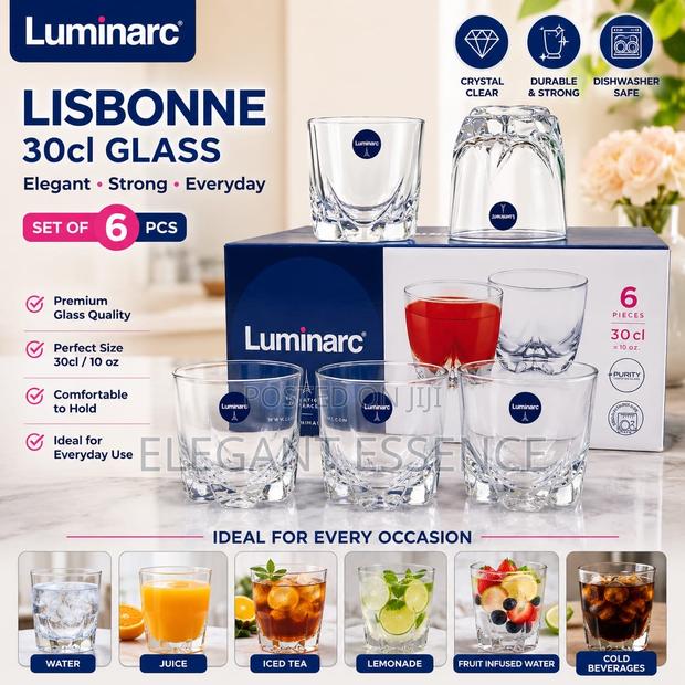 Luminarc Lisbonne Glass 300ml-6pcs