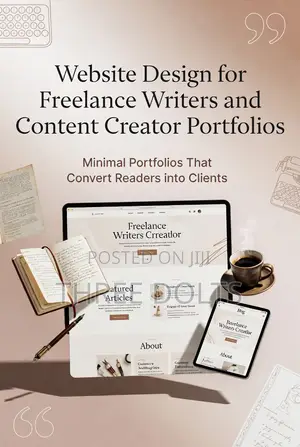 Website Design for Freelance Writers and Content Creator Portfolios