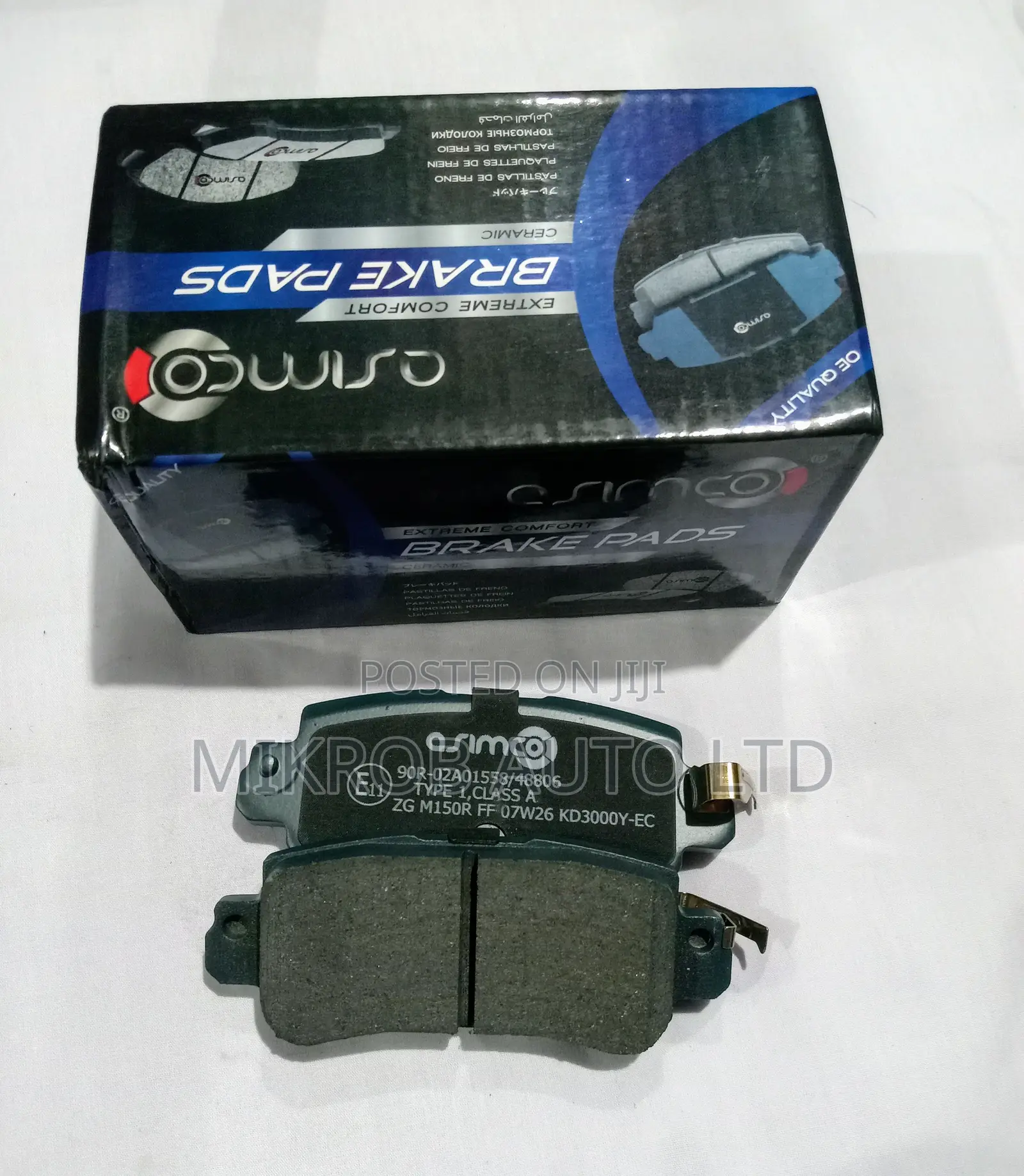 Brake Pad Asimco KD3000 Rear