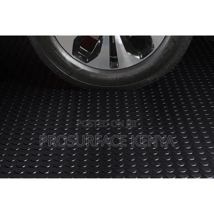 Heavy-Duty PVC Coin Mat | Garage, Gym Workshop Flooring