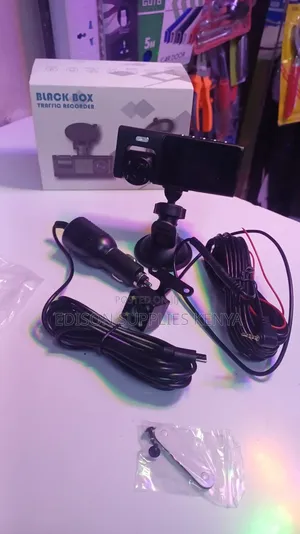 Black Car Dash Cam Black Box Traffic Recorder Front/Rear Dash Camera