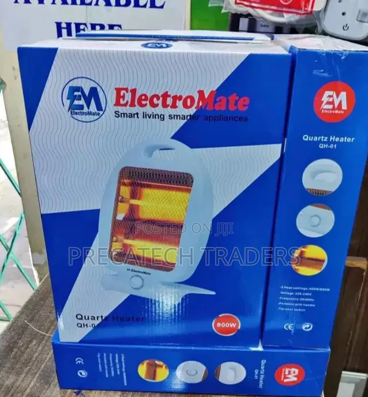 Portable ElectroMate 800W Indoor Room Heater