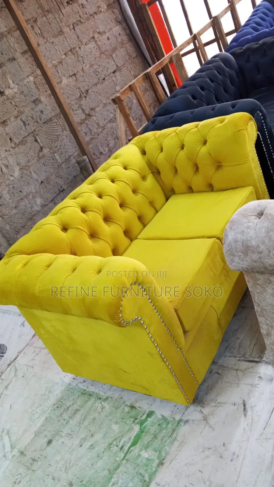 Chester Tufted 2 to 3 Seater Chairs Available