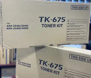 Kyocera TK-675 Black Toner (TK-675) High-Performance Office Toner