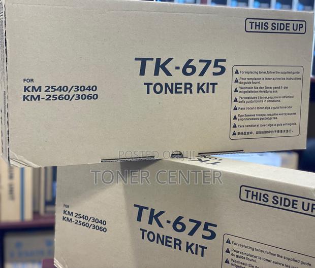 Kyocera TK-675 Black Toner (TK-675) High-Performance Office Toner