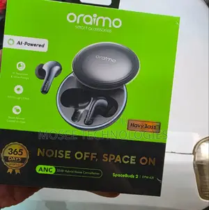 Oraimo SpaceBuds 2 OTW-631 AI ANC Wireless Earbuds