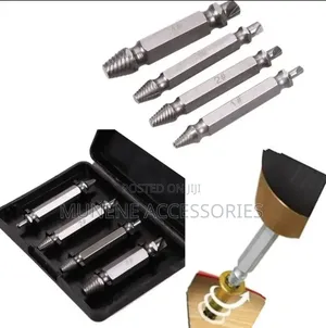 4 in 1 Steel Broken Speed Out Damaged Screw Extractor Drill Bits