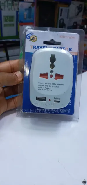 Universal Travel Adaptor With USB+type C