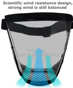 Full Face Mask Anti-Fog in Transparent With Adjustable Strap Welding