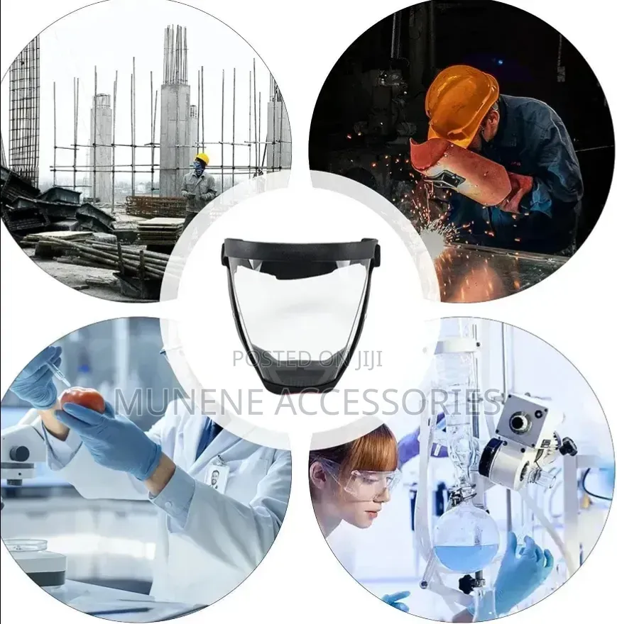 Full Face Mask Anti-Fog in Transparent With Adjustable Strap Welding