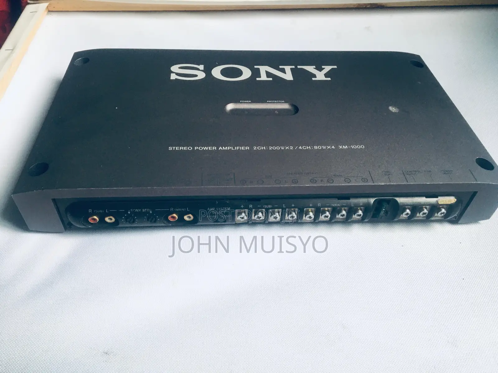 Vintage(RARE) Sony XM-1000 Stereo Power Amplifier