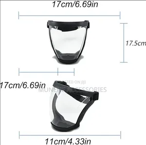Full Face Mask Anti-Fog in Transparent With Adjustable Strap Welding