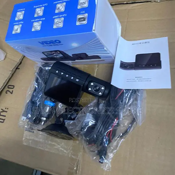 170 G-Sensor IR Night Vision HD Cam G50 3-Lens Dash Cam– Full Hd Front
