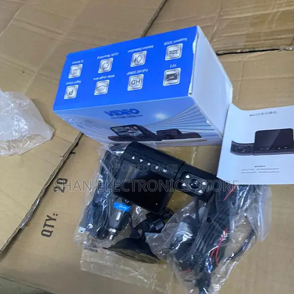 170 G-Sensor IR Night Vision HD Cam G50 3-Lens Dash Cam– Full Hd Front