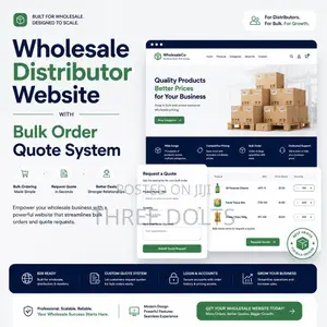 Wholesale Distributor Website With Bulk Order Quote System