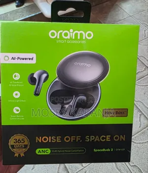 Oraimo SpaceBuds 2 AI Smart Earbuds With Hybrid ANC