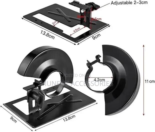 4” Angle Grinder Bracket Stand Holder Support Base Converter