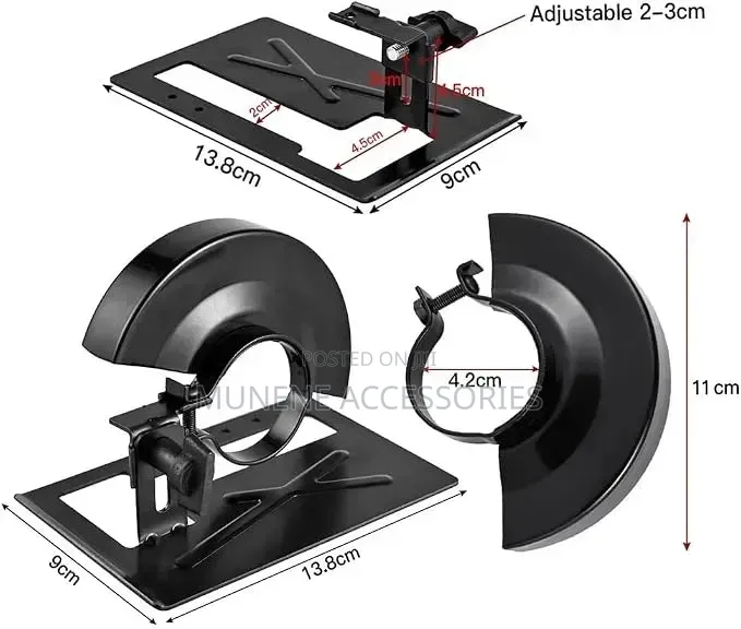 4” Angle Grinder Circular Saw Bracket Stand Holder Base Converter