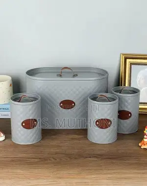 4-Piece Luxe Countertop Bread Bins Set