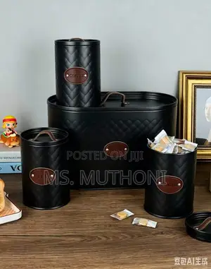 4-Piece Luxe Countertop Bread Bins Set