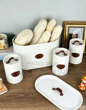 4-Piece Luxe Countertop Bread Bins Set