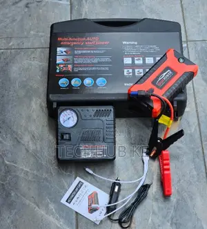 99800mAh Car Jump Starter With Air Compressor Portable 12V Battery