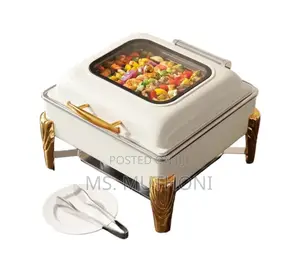 6.0L Square Hydraulic Stainless Steel Chaffing Dish Buffet