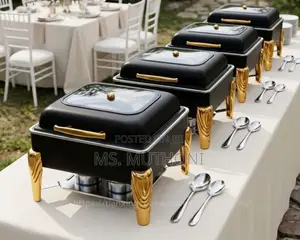 6.0L Square Hydraulic Stainless Steel Chaffing Dish Buffet