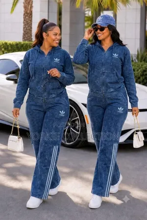 Sporty Denim 2Pc Set