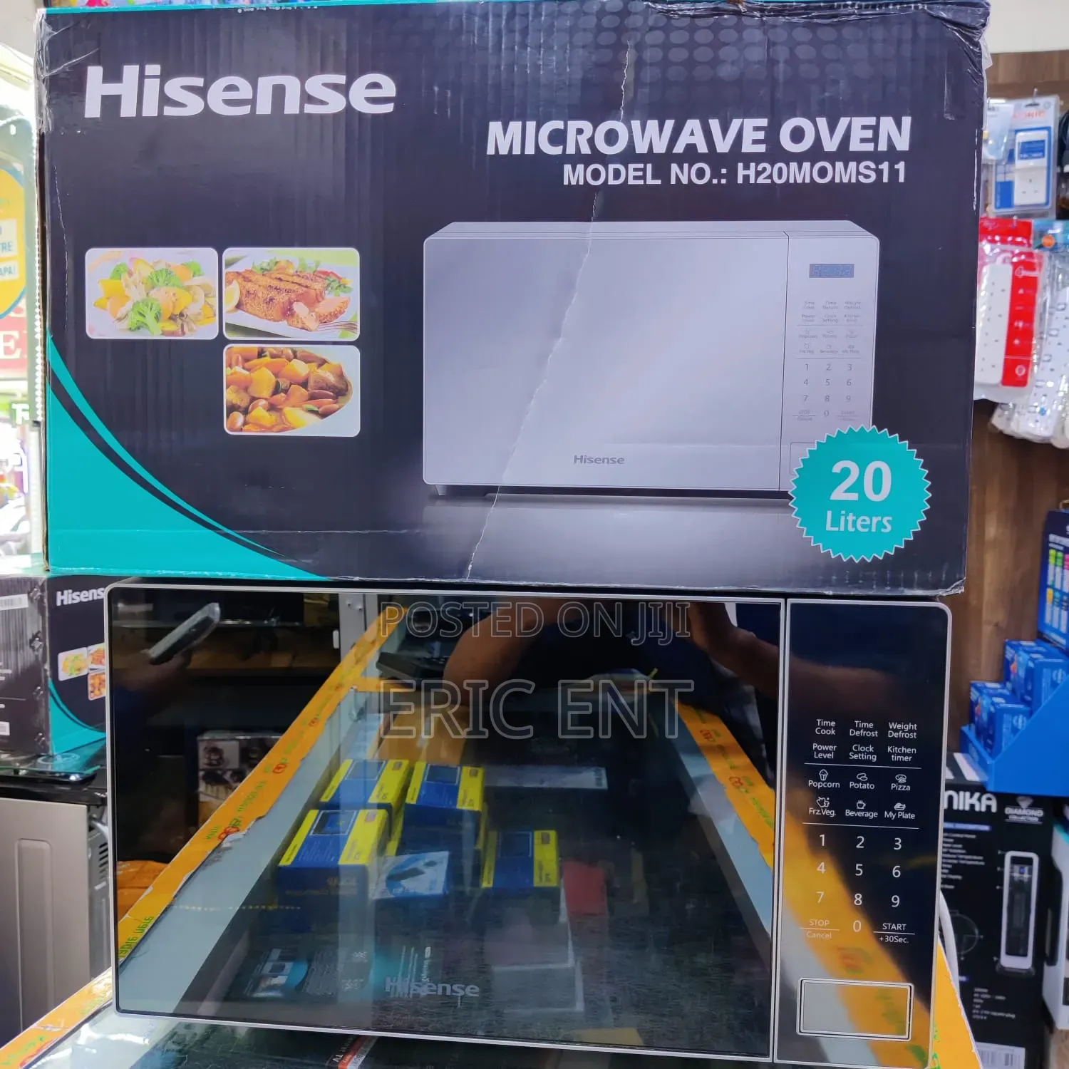 *Hisense 20Litres Digital Microwave (Silver)