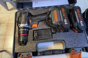 Kzubr 21V Lithium-Ion Cordless Drill Driver With Battery