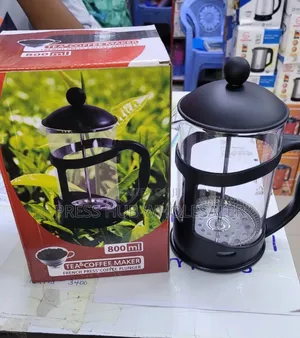 800ml Manual French Press Tea Coffee Maker Plunger – Black