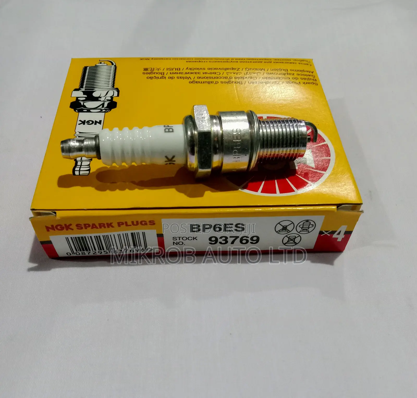 NGK Bp6es Spark Plug 4pack