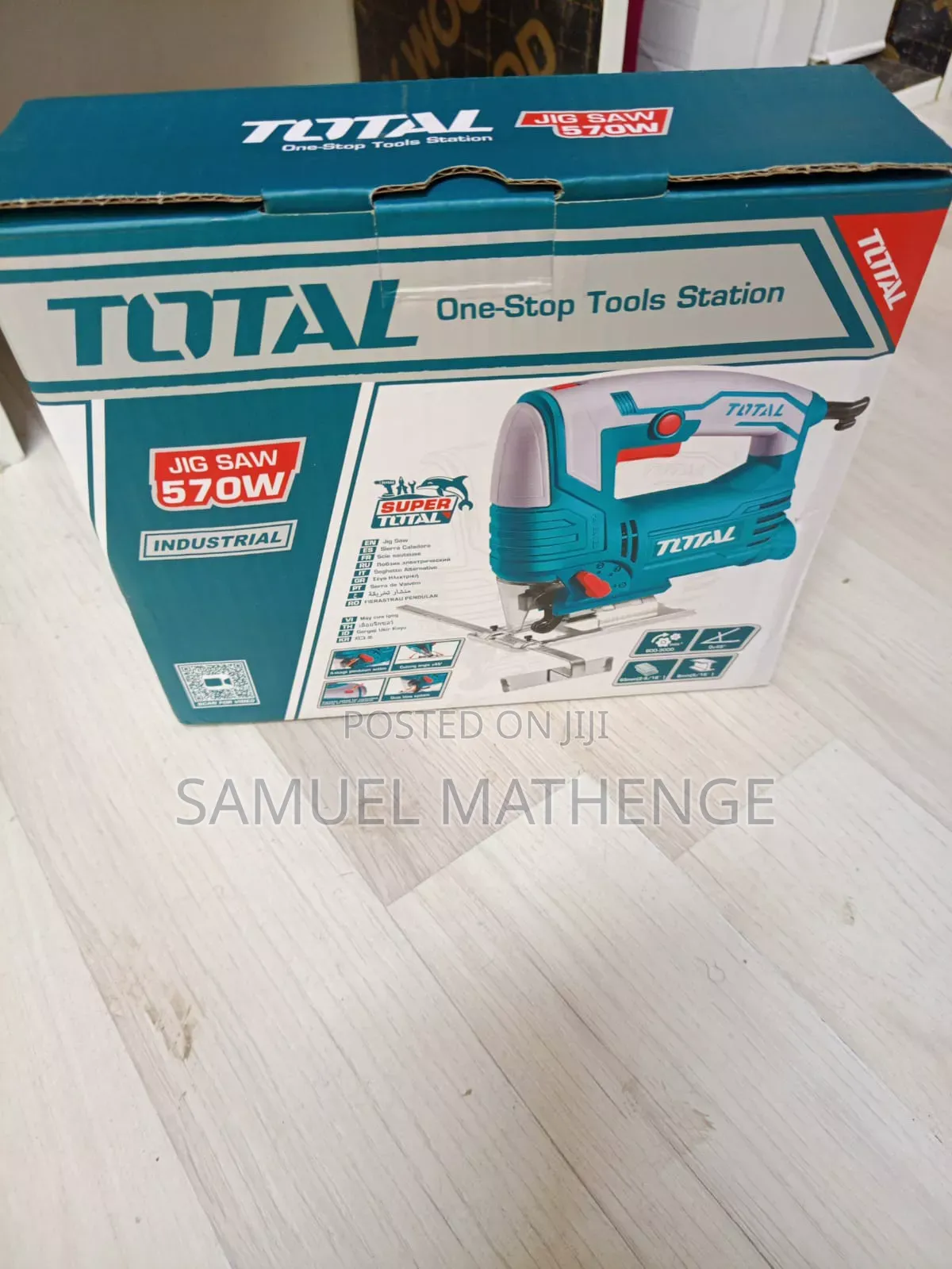 TOTAL 570W Woodworking Jigsaw – Industrial Grade Electric Power Saw