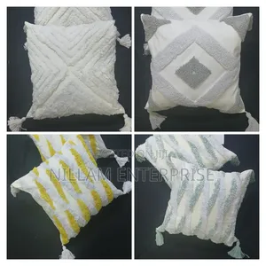 Tufted Boho Cushion Cover