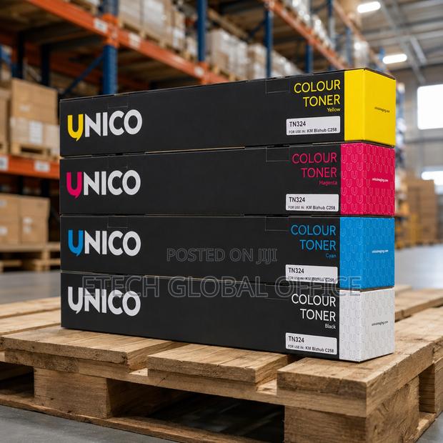Konica Minolta TN-324 CMYK Toner by Unico - main view