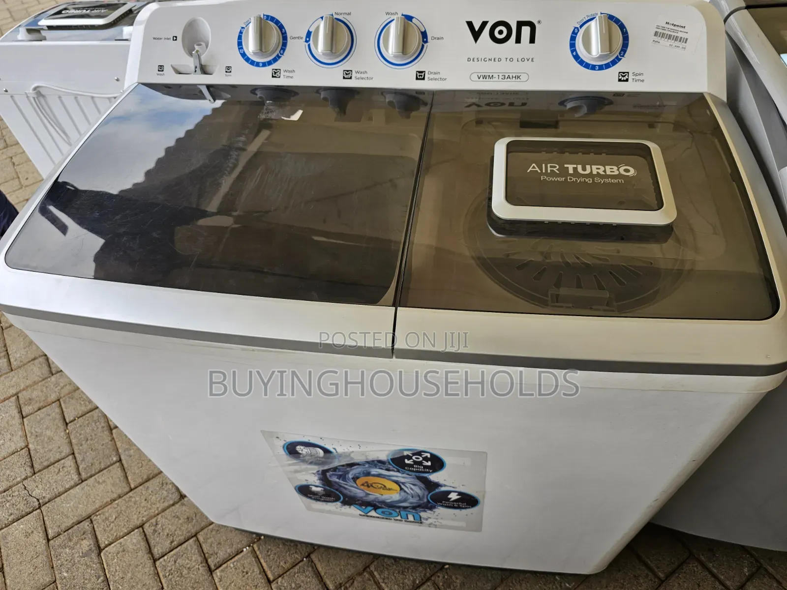 Von 13kg Twin Tub Washing Machines New