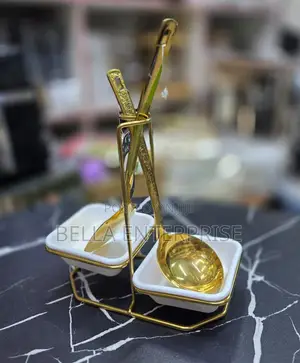Multi-Functional Upright Soup Ladle Holder.