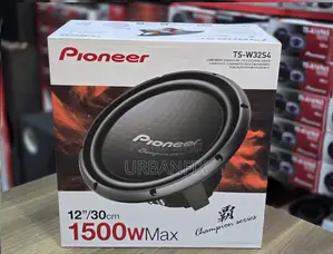 Pioneer 1500watts Bass Subwoofer + Single Breather Cabinet