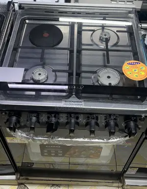 Ecomax 3 Gas +1electric Cooker-60*60Standing Oven Grill