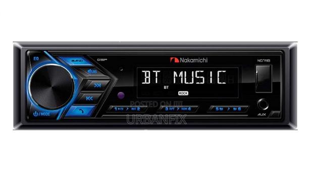Nakamichi Bluetooth Car Radio With FM, USB, AUX and Detachable Face