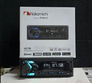 Nakamichi Bluetooth Car Radio With FM, USB, AUX and Detachable Face