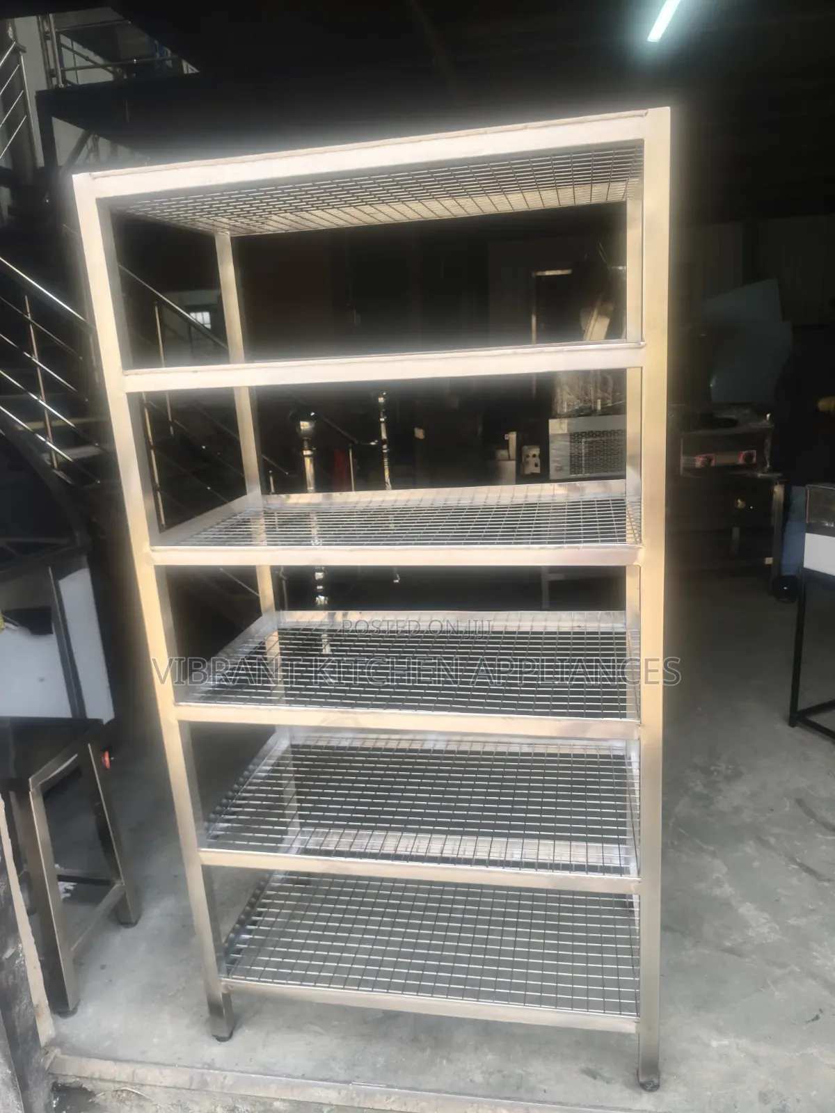 6‐Tier Stainless Steel Wire Mesh Rack