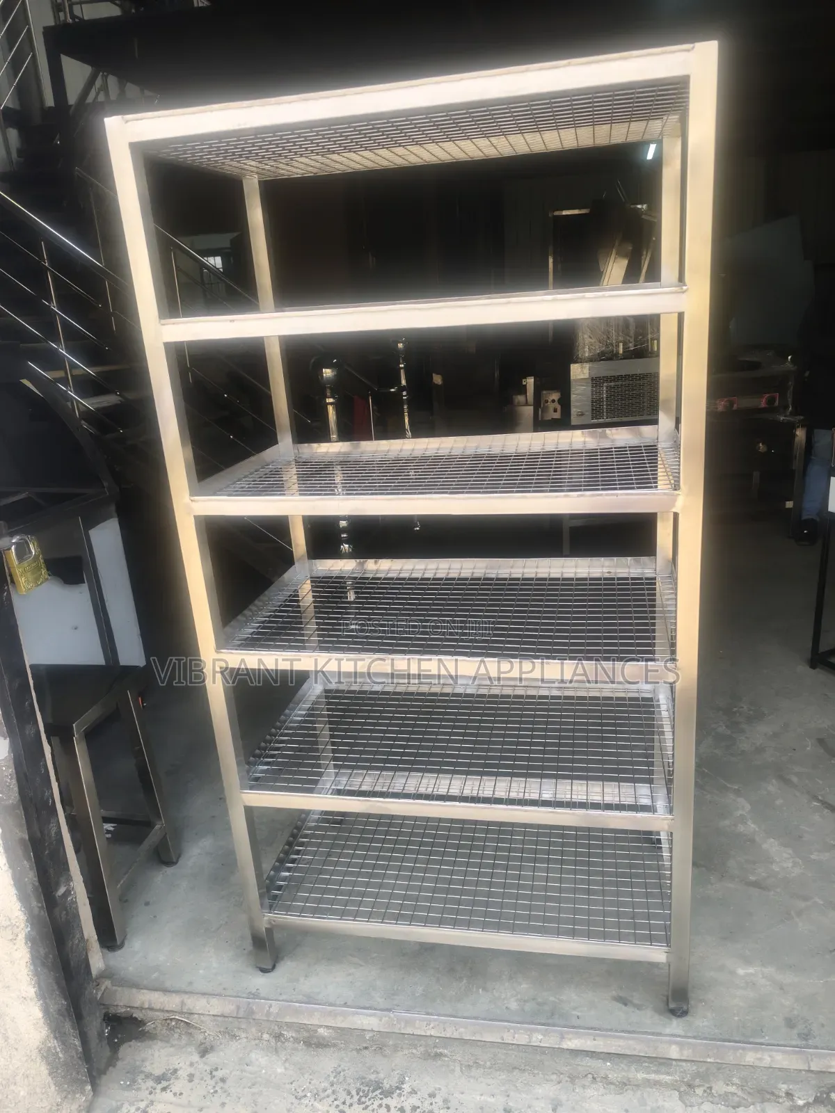 6‐Tier Stainless Steel Wire Mesh Rack