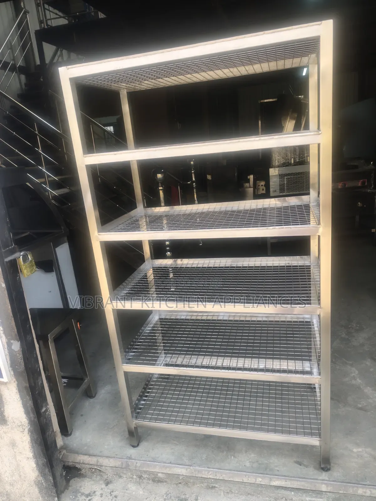 6‐Tier Stainless Steel Wire Mesh Rack