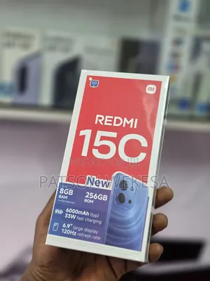 New Xiaomi Redmi 15C 4G 256 GB Black