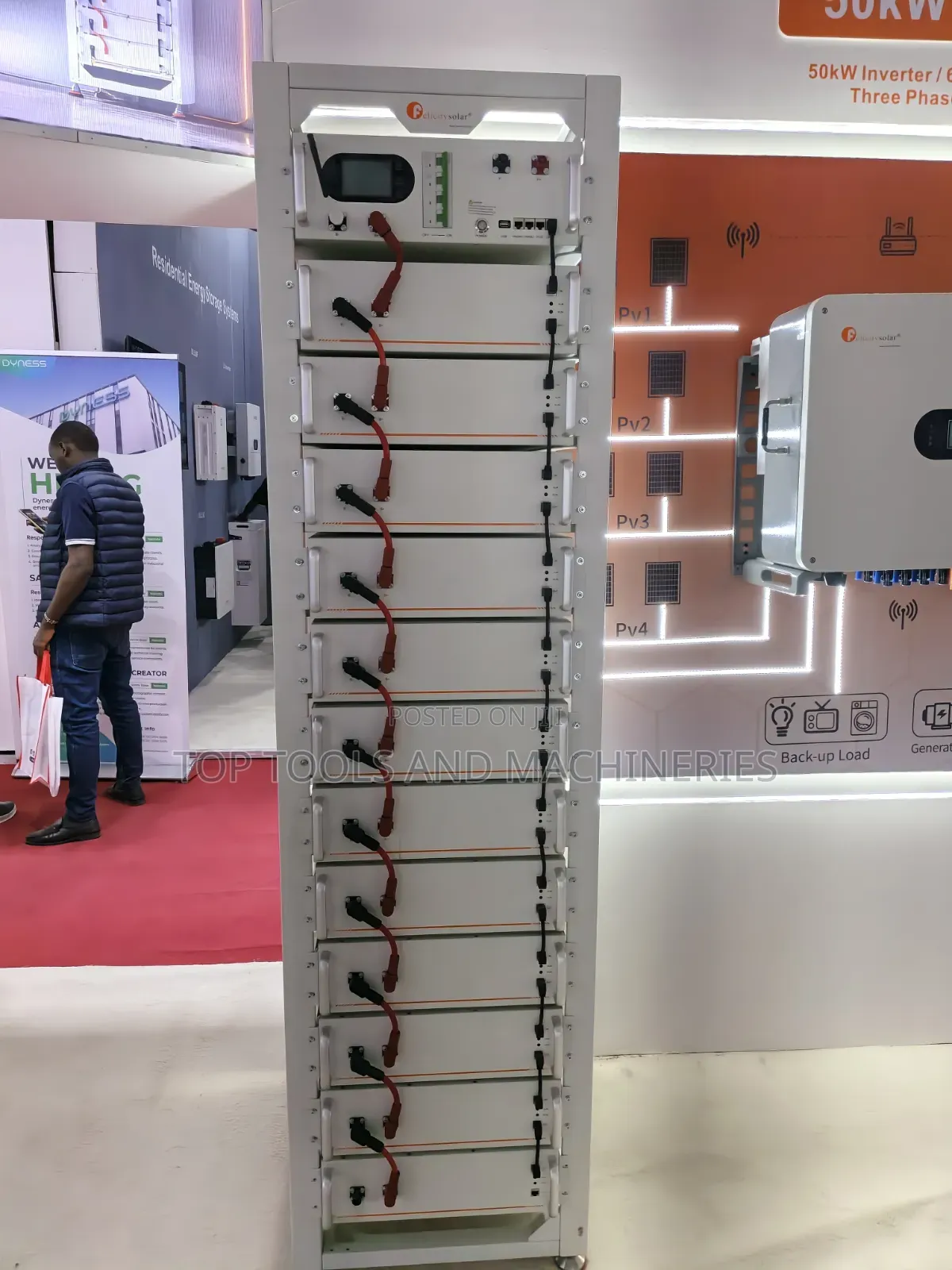 61.44kWh High Voltage Lithium Battery 691.2V LiFePO4 Energy Storage