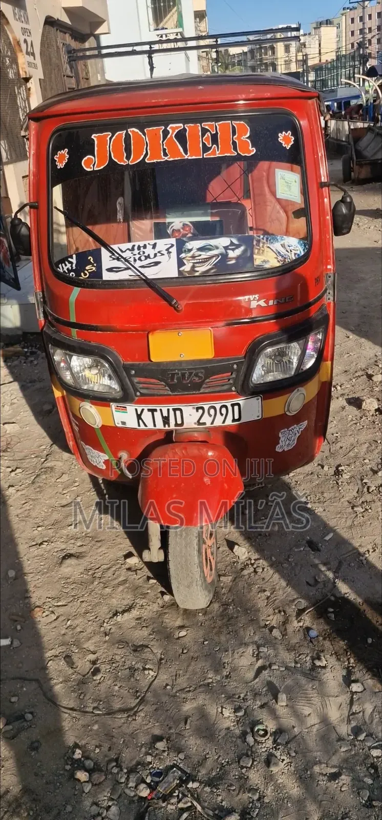 TVS King Deluxe Plus iTouch Start 2025 Red